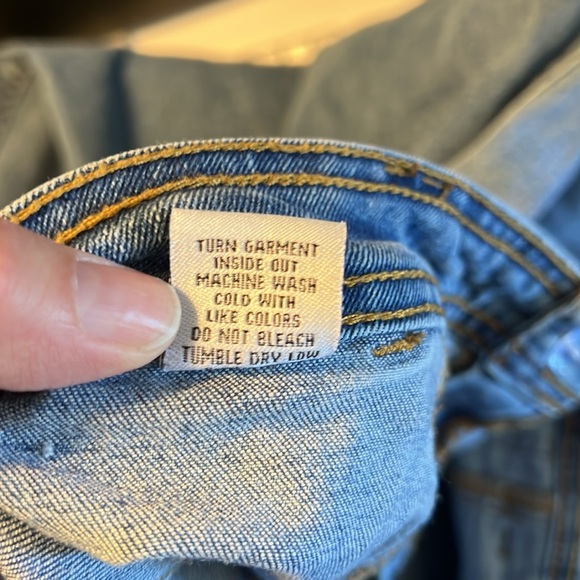 Wide leg jeans, great stretch, 32, so cozy - Picture 7 of 7